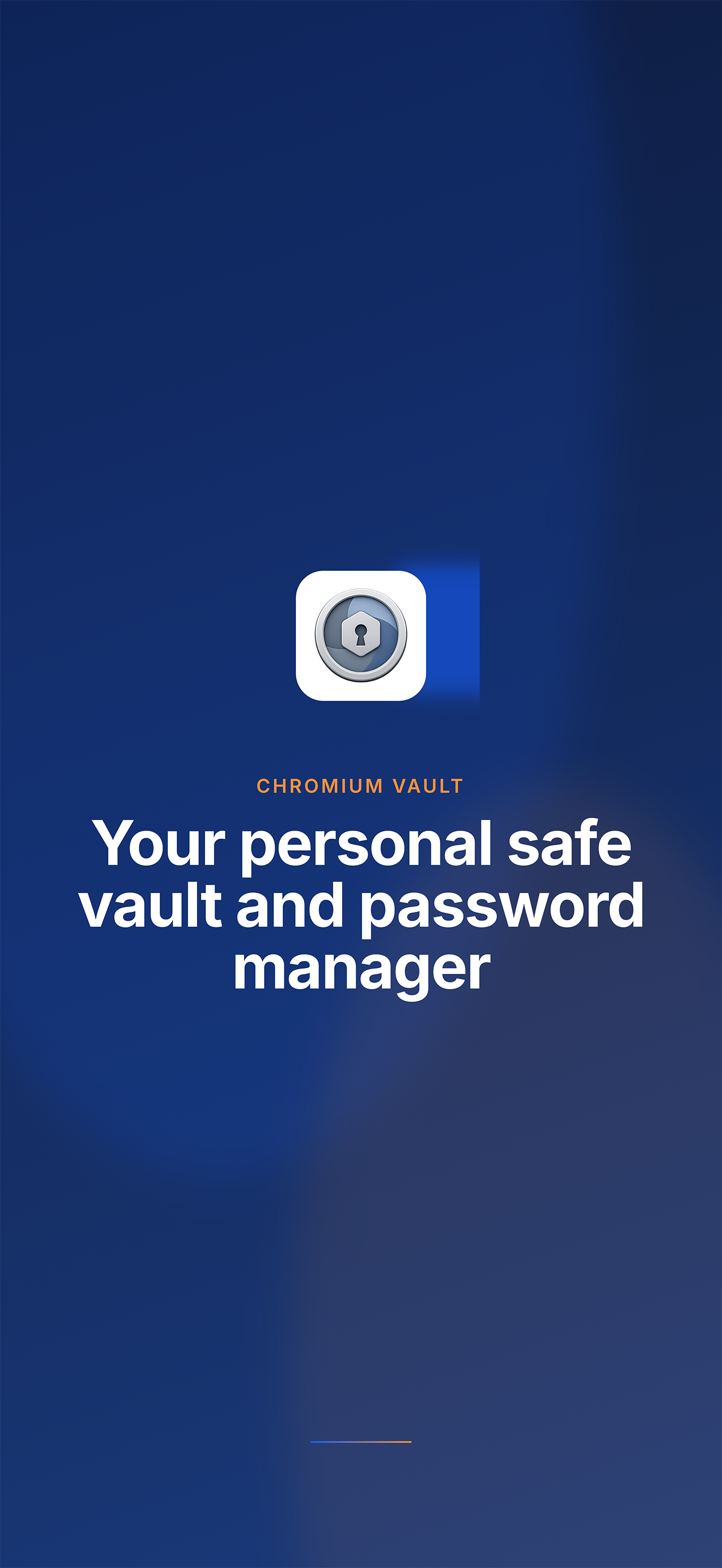 Chromium Vault app overview